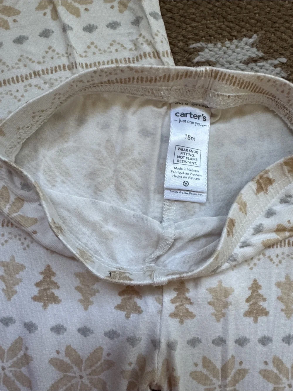Carter’s Comfy Soft Fair Isle Pajama Set